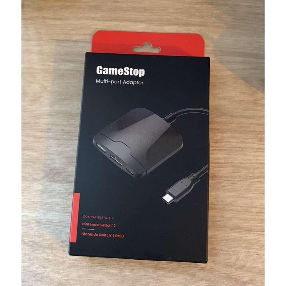 NEW Nintendo Switch 2 Mini Dock GameStop USB-C Multi Port Adapter Dongle